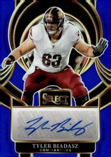 TYLER BIADASZ AUTO 2025 Panini Select Select Signatures /99 Blue Comma ID:164026