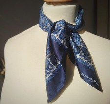 Francesco Smalto Scarf Vintage silk pocket square