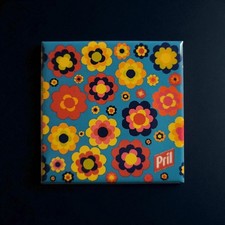 Pril Blumen Retro Vintage | Kühlschrankmagnet 70er Kult Nostalgie Sammler Gesche