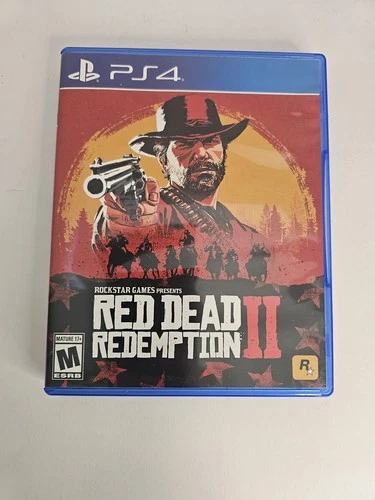 Red Dead Redemption II (Sony Playstation 4 PS4, 2018) with map ~ Fast, Free Ship
