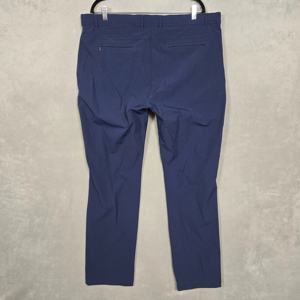 Alfani Performance Tech Golf Pantalones Elásticos Azul Marino Para Hombre 40x32 Camisa Agarre Foto 2 de 4