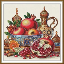 Creative Сross Stitch Embroidery Kit "Pomegranate delight" Nova Sloboda