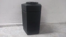 Safco 9485BL 30 Gal Container Capacity Black Plastic Trash Can