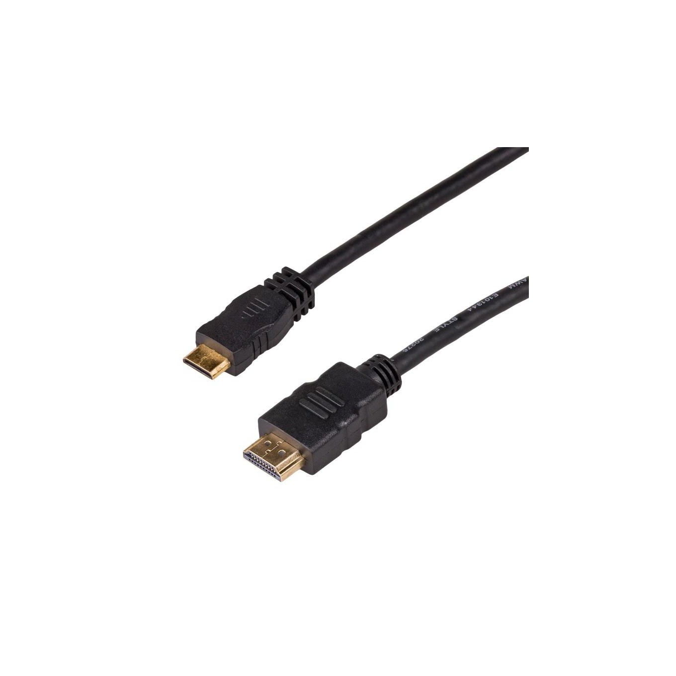 Akyga Schwarz Hdmi-Kabel Mini Hdmi 1.4 Ak-Hd-10M Uhd 4K 1080P Kabel Für Fernseher 1M - Bild 3
