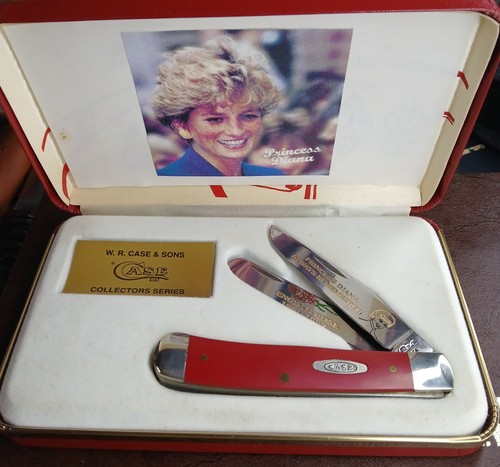 Case Cutlery Princess Diana English Rose Collectors Knife !!