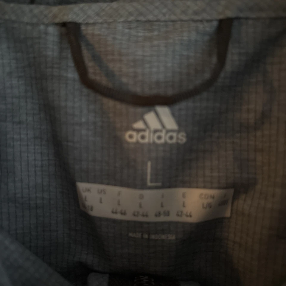 Jaqueta de corrida Adidas Terrex Agravic Windweave infantil/adolescente azul ardósia tamanho L 16/18 - Imagem 3 de 4