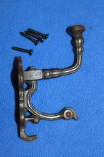 4-ECLECTIC STYLE Wall Hooks,Double Hook With A Surprise Hook For A Belt Buckle