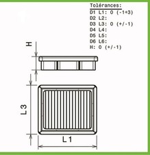 Luftfilter Green für Opel Tigra ab 1994-2000 1.6Li 16V-106PS