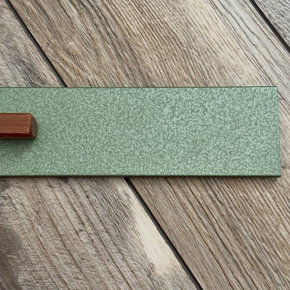 Passap M-201 Speed-O-Knit máquina de tricô peça bloco régua verde martelado - Imagem 4 de 4