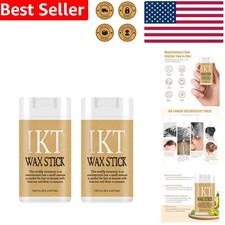 Easy Styling Hair Wax Stick 2 Pack - Natural Scent, Alcohol-Free Formula