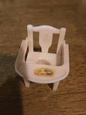 RENWAL vintage 1950 885 Pink POTTY CHAIR w/lift tray plastic DOLLHOUSE FURNITURE