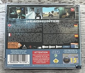 Headhunter on Sega Dreamcast (2001) | 2 Discs & Manual