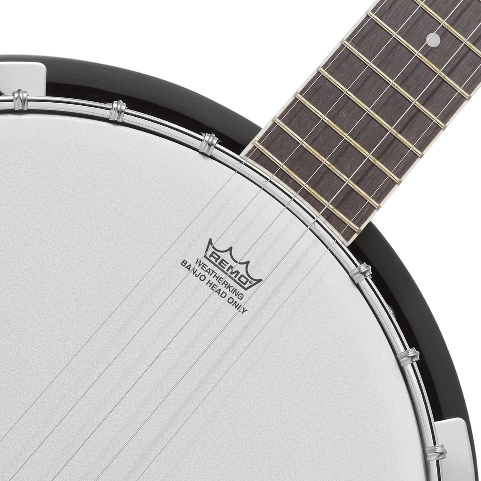5-String Banjo, Left Handed w/ Closed Back, Mahogany Resonator, Geared 5th Tuner - Image 3 of 4