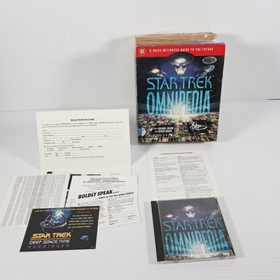 Star Trek Omnipedia Windows CD-ROM PC Game - Complete 