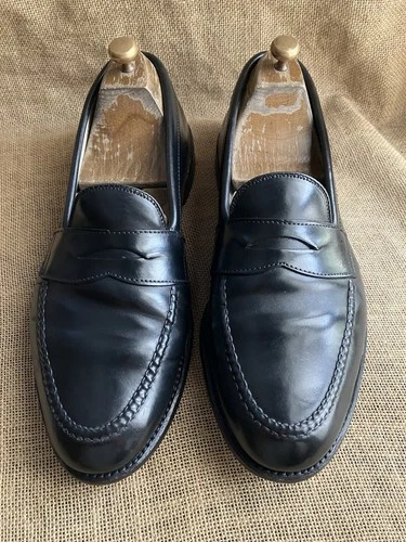 Alden 987 Black Shell Cordovan LHS Penny Loafers Size UK 11.5 || US 12.5 CE