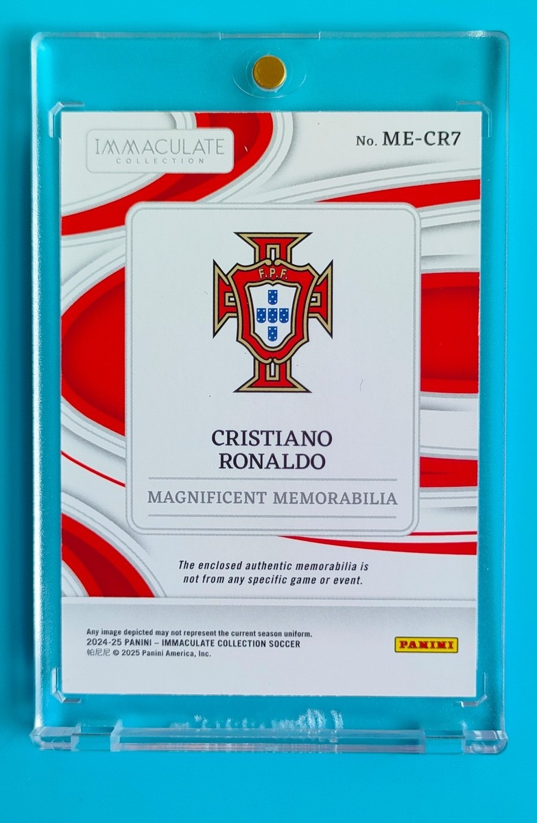 2024-25 Immaculate Portugal Cristiano Ronaldo Patch 4/65 | eBay