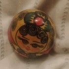 Vintage Hand Painted Russian Wood Egg Doll Semyonov Khokhloma Folk Art — photo 7