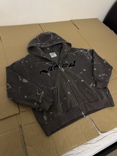 Named Collective Unisex Dark Grey Zip Hoodie Workshop L/XL