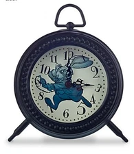 Disney 2016  Alice Through The Looking Glass Desk Clock~Brand New With Tags