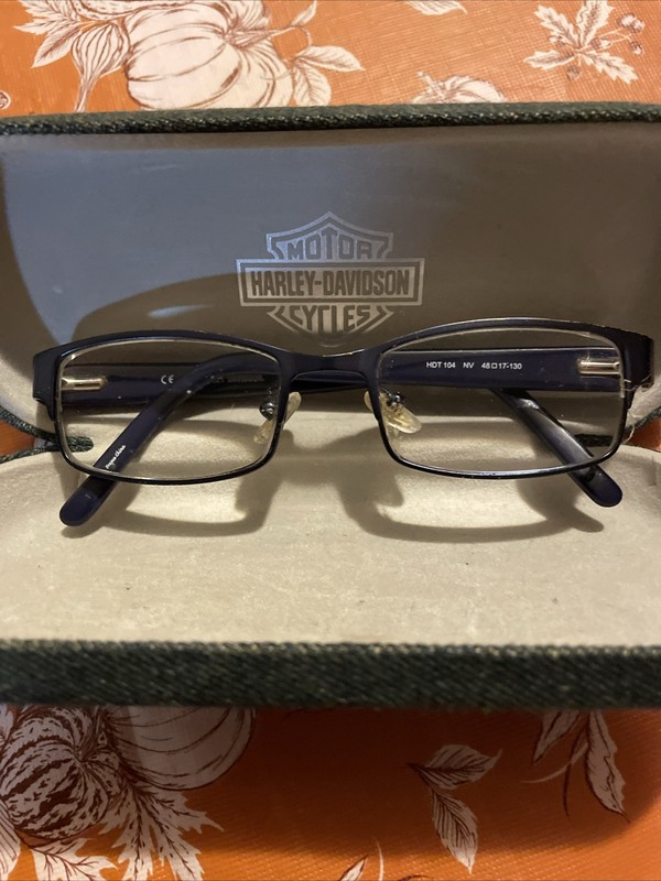 Child's HARLEY DAVIDSON HDT 104 RECTANGULAR SPORT EYEGLASSES