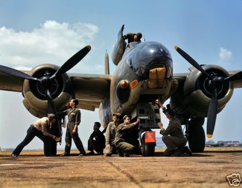 WW2 Color Photo Douglas A-20 Havoc DB7 Boston WW2 WWII World