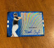 Mack Anglin 2018 Leaf Perfect Showcase Blue Auto BA-MA2 Clemson Tigers /10