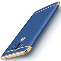 Huawei Mate 10 HüLle Case Handy Cover Schutz Tasche SchutzhüLle Bumper Etui Blau