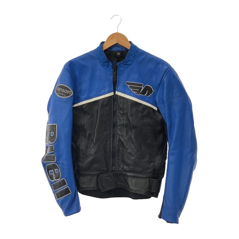 ジャケット・アウター calee vanson leather jkt CALEE × VANSON LEATHER®︎ OVER SIZE DOUBLE RAIDERS JACKET CL