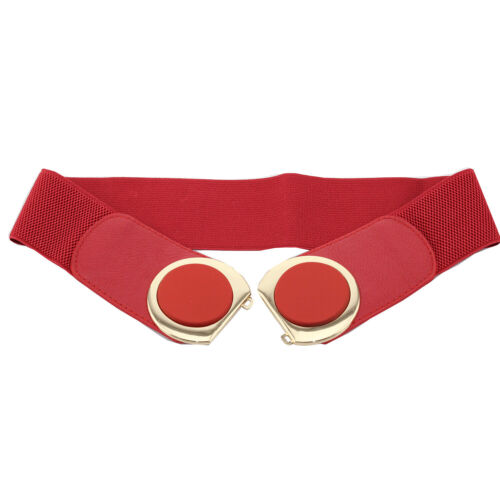 Cintura donna larga elastico in vita fibbia corsetto donna elastico cinch vestito cintura - Foto 15 di 241