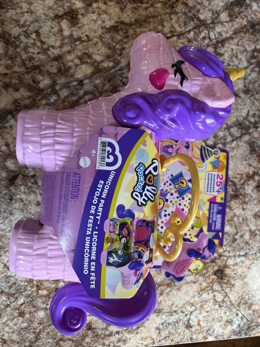 Polly Pocket Unicorn Party Large Compact Playset