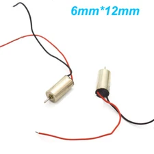 6mm*12mm Micro Coreless Motor High Speed Mini Motors for Car Model DIY
