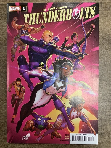 thunderbolts #1 (Marvel, 2022) 1st Gutsen Glory 1st Eegro the Unbreakable VF