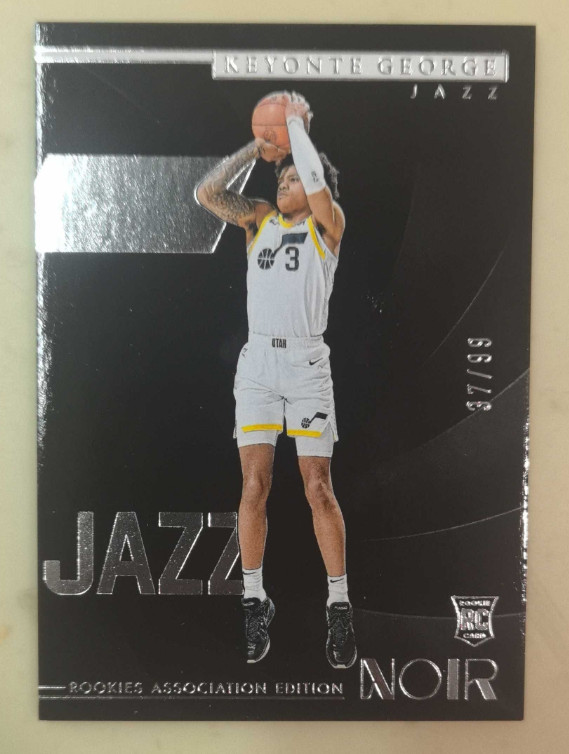 Keyonte George 2023-24 Panini Noir 37/99 Base Rookies Association Edition RC#155