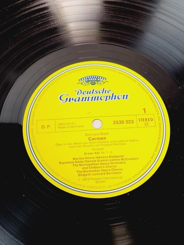 Bizet, Marilyn Horne, James McCracken Carmen Vinyl Record - Deutsche Grammophon - Picture 4 of 15