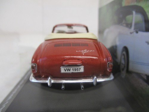 De Agostini Volkswagen VW Karmann Ghia Cabriolet 1957 1:43 (LS-80-92) * - Foto 4 di 6