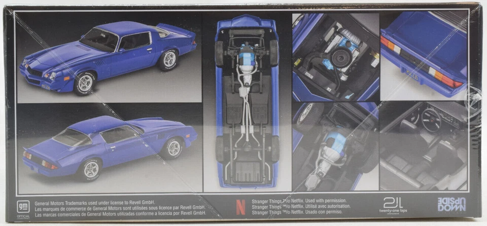 Revell Billy Hargrove's '79 Chevy Camaro Z/28 - Stranger Things 1/25 Model 14560 - Image 3 of 4
