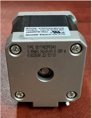 Moons:2 Phase Stepper Motor,Nema17,0.38Nm,0.4A,39.8mm Length,MS17HD2P6040