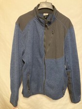 Champion full zip fleece Sweater size XL HEATHER BLUE/black