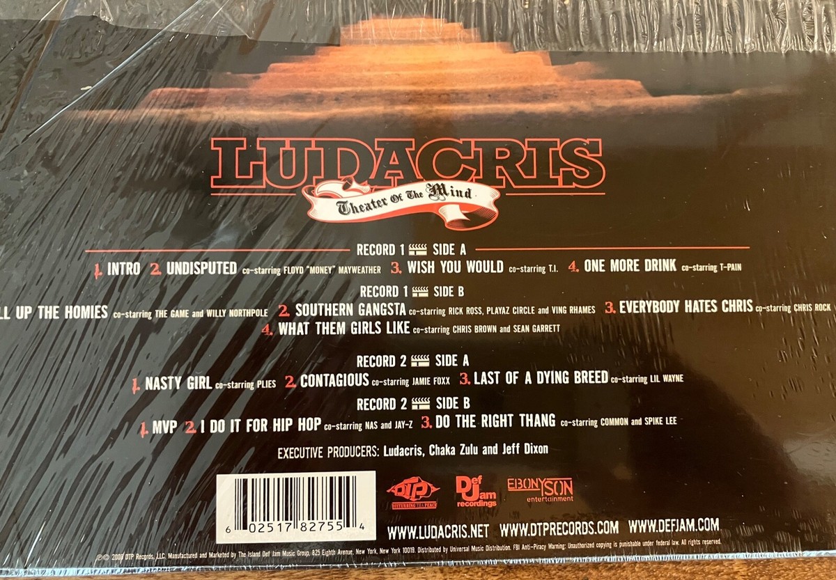 LUDACRIS Theater of the mind レコード LP LUDACRIS / Theater of the mind (2008) US Edition, Used