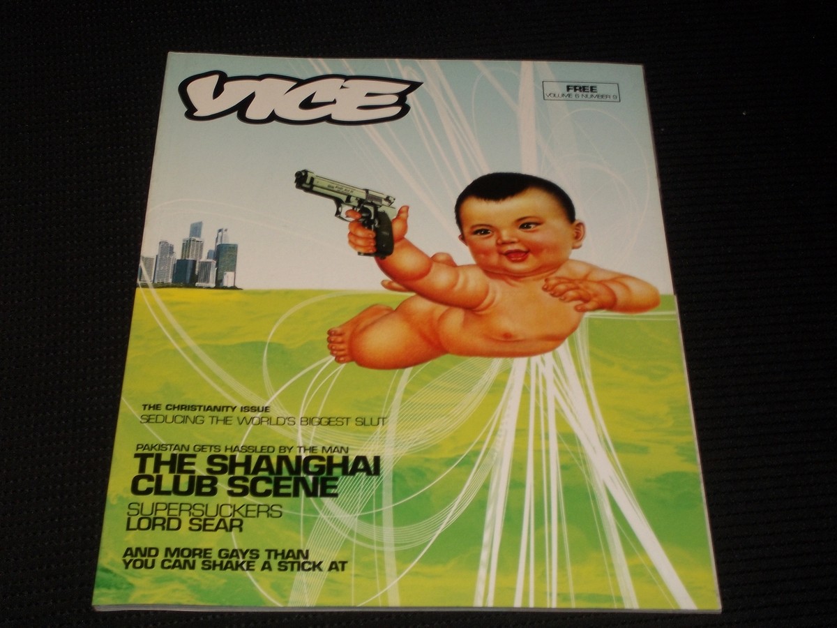 VOL 6 #9 VICE MAGAZINE - THE CHRISTIANITY ISSUE FRONT COVER - E