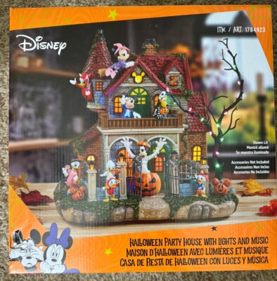ディズニー　ハロウィンハウス Disney Halloween Party House With Lights & Music 12” | COSTCO