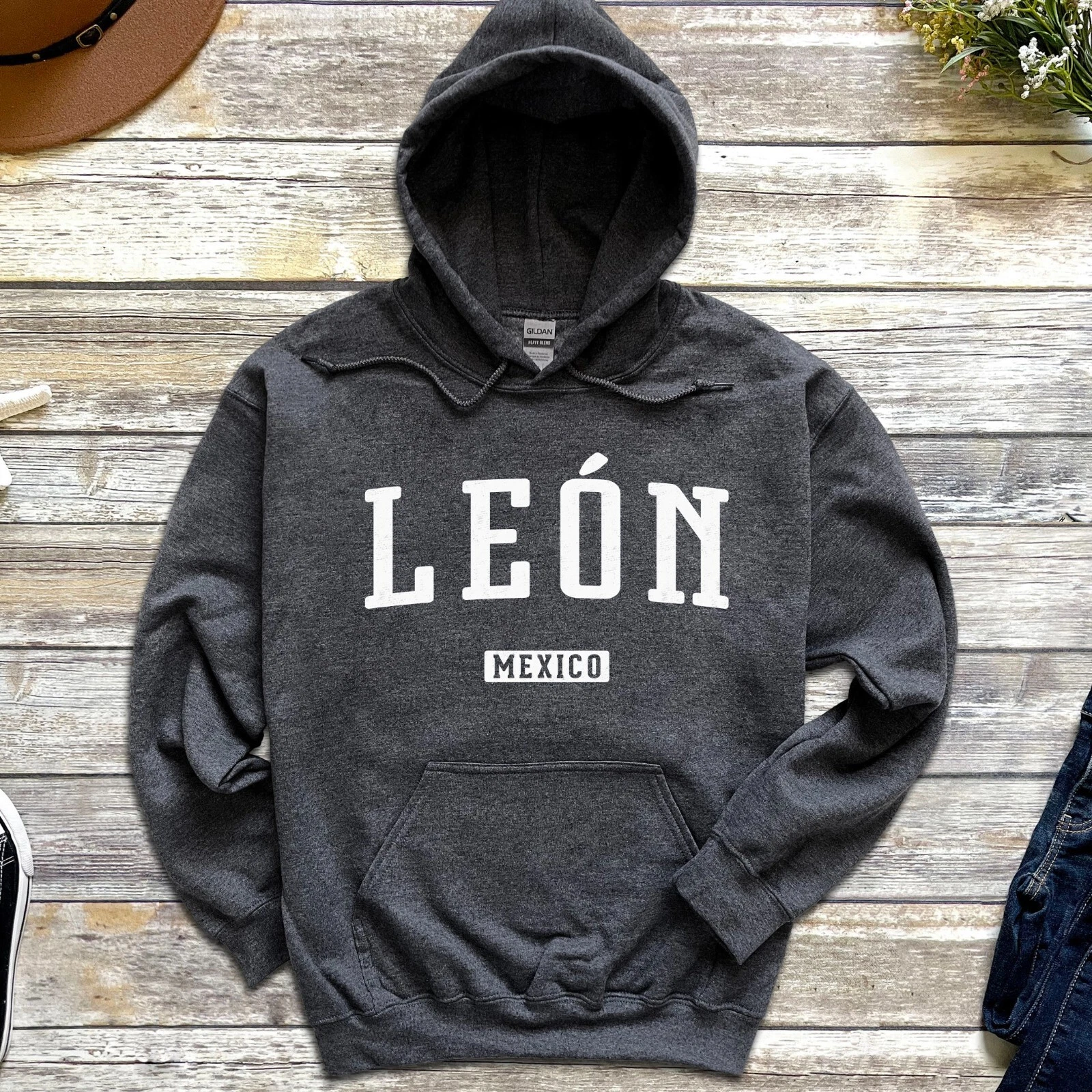 León Hoodie | León Mexico Pullover Hoodie | Bajío, Guanajuato, Leon Travel