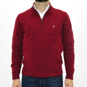 maglioni uomo con zip corta