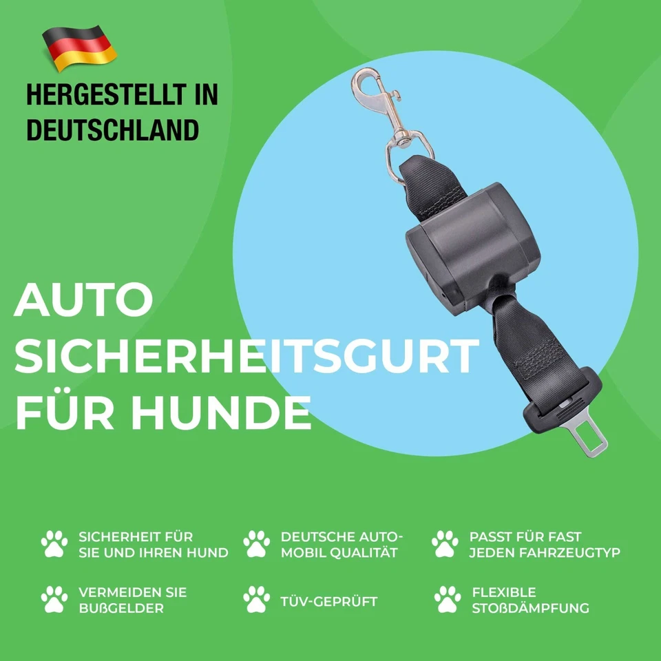 Cinturón de Seguridad para Perros Extensible Grandes Rollengurt El Automobilbau - Imagen 2 de 4