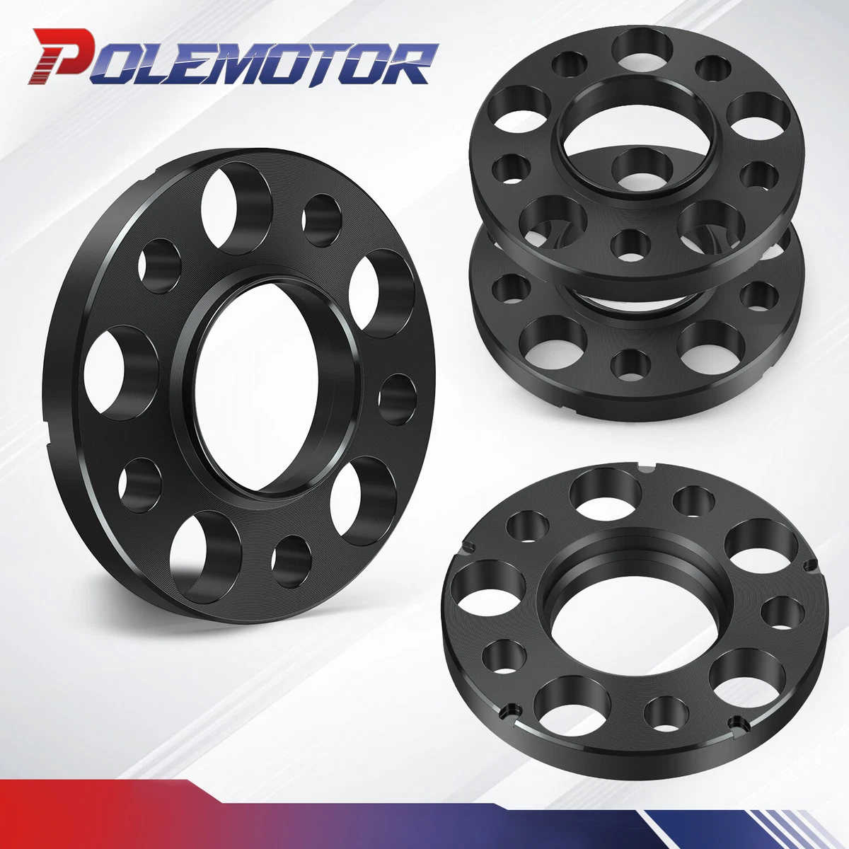 12.7mm & 15mm 5x112 Hubcentric Wheel Spacers w/Bolts 14x1.5 For Benz