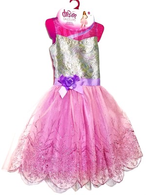 pink sparkly princess dress