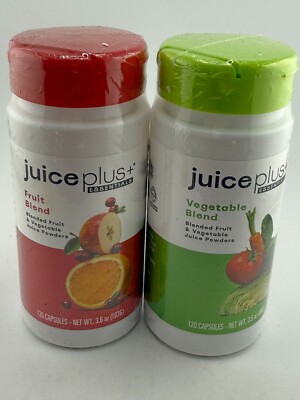 Juice Plus+ - 1 Each Blended Fruit & Veg Juice Powders (120 ea/240 Caps)