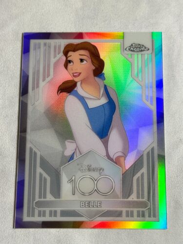 2023 Topps Chrome Disney 100 Years of Wonder Refractor Belle #40 - Picture 1 of 2