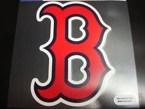 Boston Red Sox Colored Window Die Cut Decal Wincraft Sticker 8x8 MLB