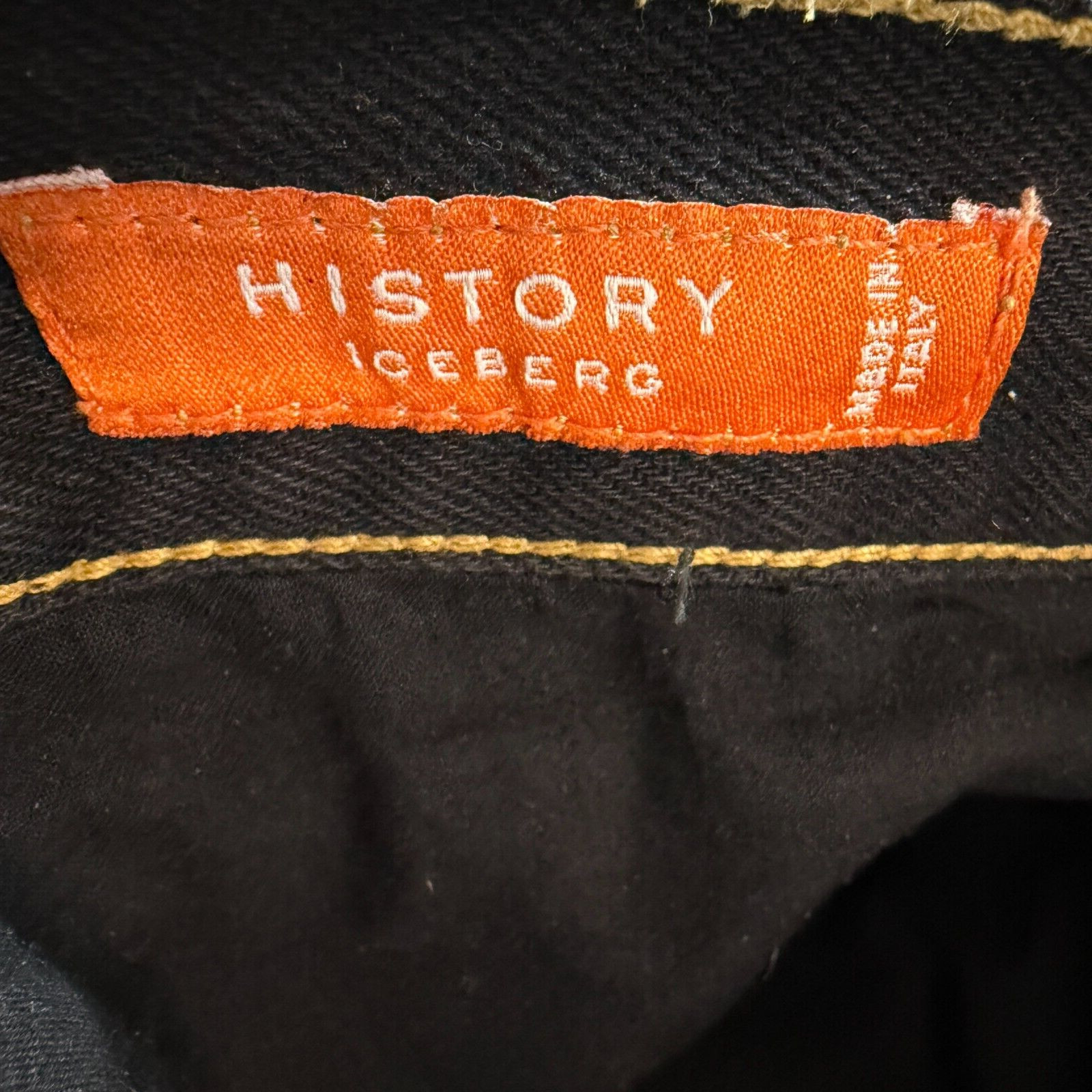 Vintage History Iceberg Wide Leg Men's 34 Black Daffy Duck Looney Tunes JNCO